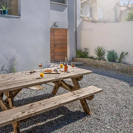 South-of-france Magnifique T5 Avec Clim, Terrasse 30 M2 Vue Sur Et Barbecue, Parking, 40m De La アパート カルノン・プラージュ
