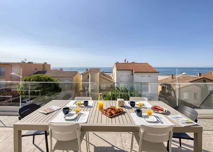 South-of-france Magnifique T5 Avec Clim, Terrasse 30 M2 Vue Sur Et Barbecue, Parking, 40m De La 아파트